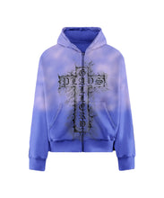 Load image into Gallery viewer, “Rose From Concrete” Vintage Mauve Zip-Up