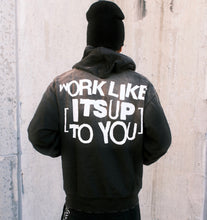 Load image into Gallery viewer, “WORK LIKE ITS UP TO YOU & PRAY LIKE ITS UP TO GOD” Vintage Wash (Deep BROWN) Pull Over Hoodie.
