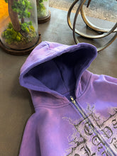 Load image into Gallery viewer, “Rose From Concrete” Vintage Mauve Zip-Up