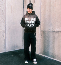 Load image into Gallery viewer, “WORK LIKE ITS UP TO YOU & PRAY LIKE ITS UP TO GOD” Vintage Wash (Deep BROWN) Pull Over Hoodie.