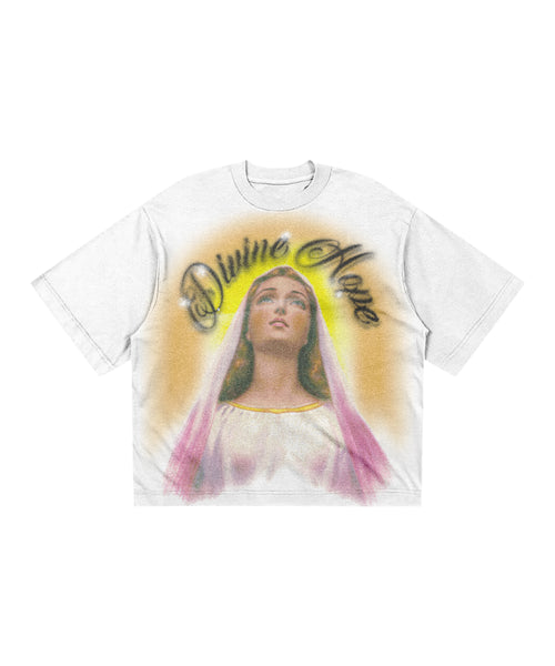 the GazettE　blinding hope white　tee DIVINE HOPE” White Tee – Plays Gallery