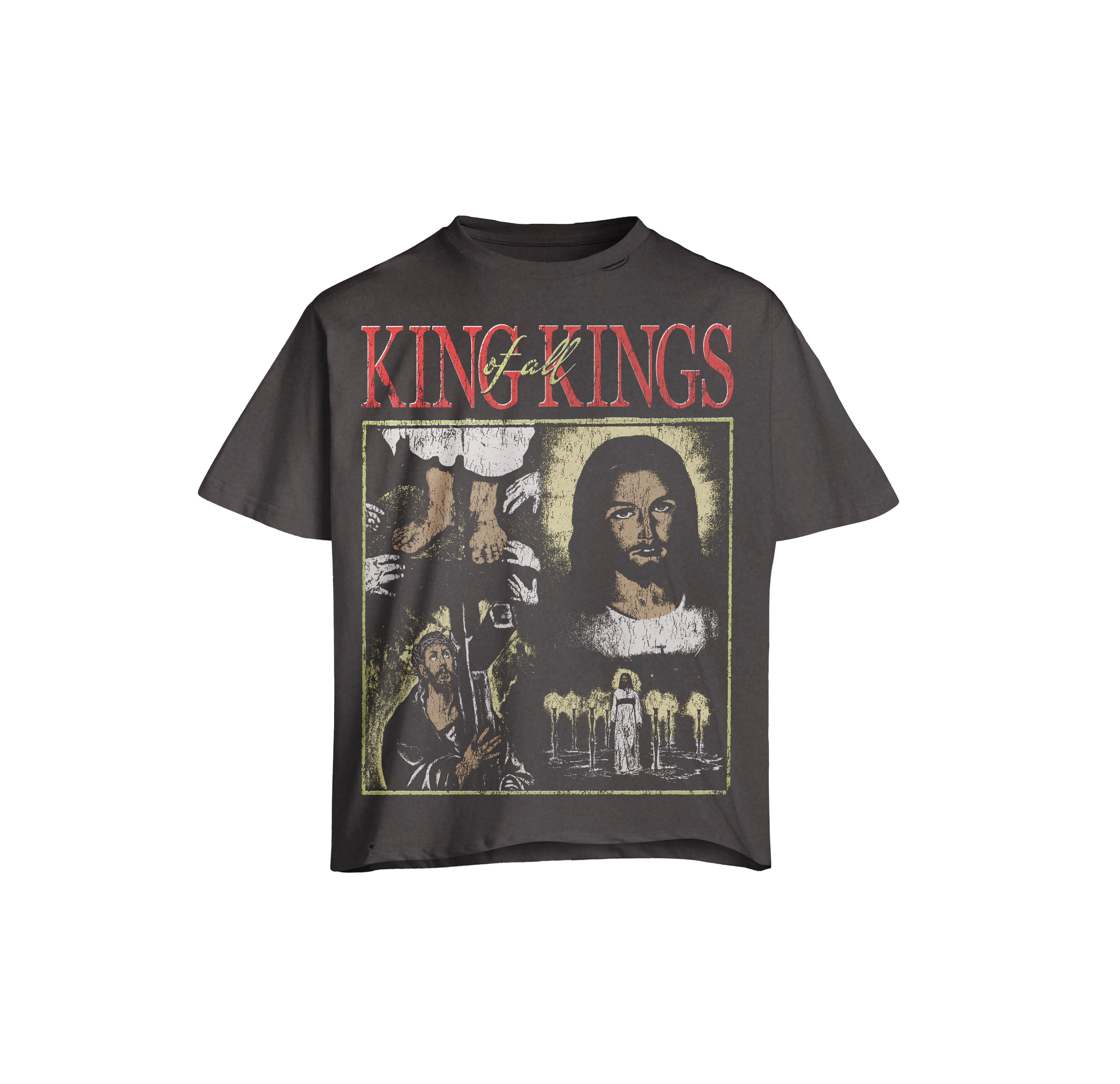 “KING OF ALL KINGS” Vintage Black Tee