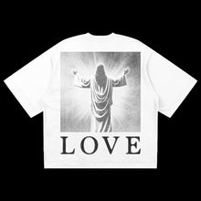 Load image into Gallery viewer, (DROP-SHOULDER/OVERSIZE BOXY-FIT) “LOVE BOUNDLESSLY” Tee

