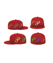 Load image into Gallery viewer, "PLAYS" Red Fitted Hat
