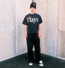 Load image into Gallery viewer, “PLAYS LIFE OF COLOUR” Vintage Black Tee
