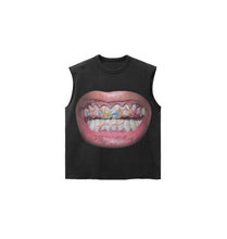 Load image into Gallery viewer, Sleeveless "WATER TO WINE" Black Tee
