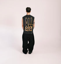 Load image into Gallery viewer, “GOD IS GOOD” Vintage Black Cut Off Tee
