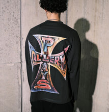Load image into Gallery viewer, “PLAYSCOAST” Vintage Black Longsleeve
