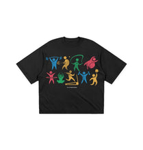 Load image into Gallery viewer, "ACTIVE &amp; ATTRACTIVE” Black Tee
