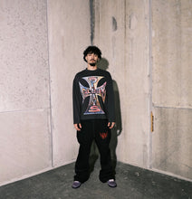 Load image into Gallery viewer, “PLAYSCOAST” Vintage Black Longsleeve
