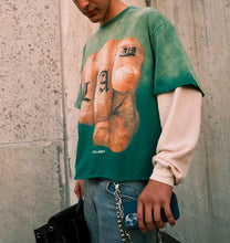 Load image into Gallery viewer, “YOU NEED JESUS” Thermal-Layered Long Sleeve Tee.(WASHED EMERALD)
