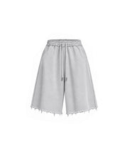 Load image into Gallery viewer, "COMFORT GRAY" 3/4 Lounge Around Sweat-Shorts
