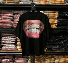 Load image into Gallery viewer, (DROP-SHOULDER/OVERSIZE BOXY-FIT) “WATER INTO WINE” Black Tee
