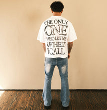 Load image into Gallery viewer, (DROP-SHOULDER/OVERSIZE BOXY-FIT) “Phone Call To Jesus” Tee
