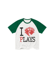 Load image into Gallery viewer, "I 💖PLAYS" Raglan Tee (4 colors)
