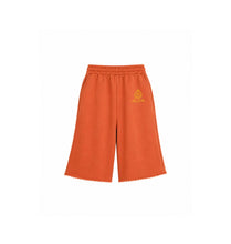 Load image into Gallery viewer, "MAKE THE RIGHT PLAYS" Orange 3/4 Sweat-Shorts

