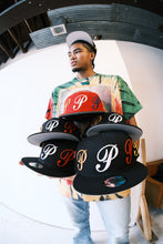 Load image into Gallery viewer, "PLAYS" Red Fitted Hat
