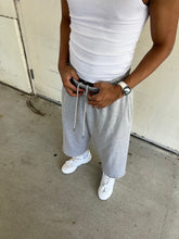Load image into Gallery viewer, "COMFORT GRAY" 3/4 Lounge Around Sweat-Shorts
